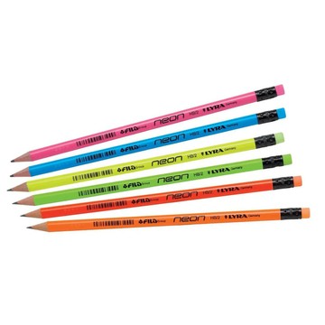 德國 LYRA 霓虹鉛筆 1入 多色可選 HB鉛筆 鉛筆 素描 繪畫 文具 畫圖 附發票【心心哈德】現貨 全館499超取免運