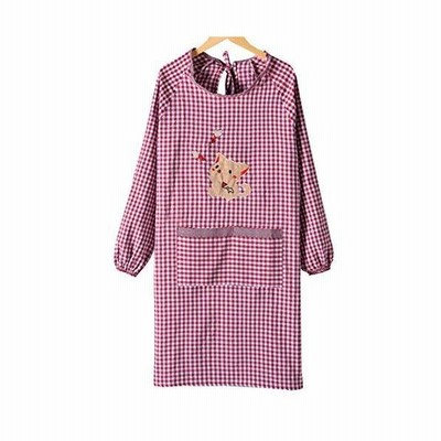 ボラ キキ Bole Kk チュニック 割烹着 エプロン かっぽう着 女性用 エプロン 保育士 長袖 おしゃれ 防汚 かわいい ガーデニ 通販 Lineポイント最大get Lineショッピング