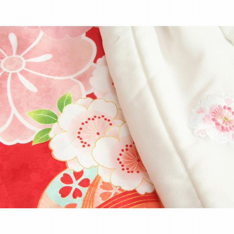 ※オレンジ※花ひめ　七五三　3歳用着物 ren-3fs0367_4.jpg