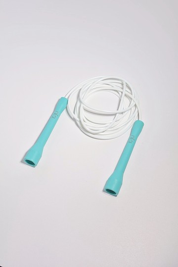 【J3S】跳繩 速度繩 3米 (短柄-湖水藍)