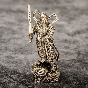 【JK銀飾】玄天上帝／黃銅-擺件