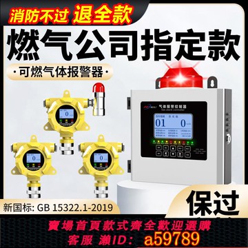 【全網低價 可打統編】可燃氣體探測報警器工業商用天然氣丙烷液化石油氣體氧檢測儀濃度