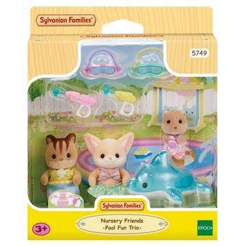 EPOCH Sylvanian Families 森林家族 嬰兒玩伴海豚玩水公仔套裝 5749  1組