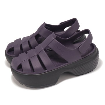 Crocs 涼鞋 Stomp Fisherman Sandal 男鞋 女鞋 深鳶尾花 雪屋涼鞋 厚底 卡駱馳 2099385AS