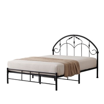 【MUNA家居】2310型黑色6尺雙人鐵床