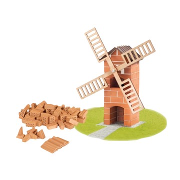 teifoc DIY益智磚塊建築玩具 德國製造 原裝進口 激發培養兒童創造力與專注能力  小風車  1組