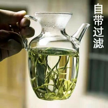 仿宋玻璃壺宋壺泡綠茶專用茶具一人小茶壺執壺家用泡茶器茶杯套裝