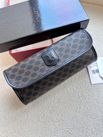 中古包 Vintage Celine 黑花手拿包