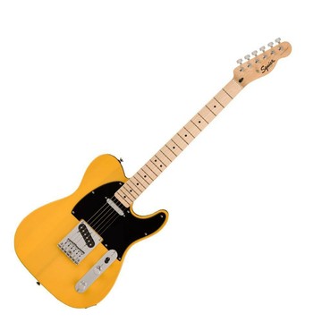 Squier 電吉他 Sonic Telecaster Maple 單單 無搖座 楓木指板 淺黃色【黃石樂器】