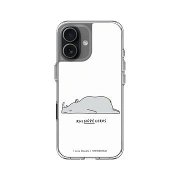 iPhone 17 Clear Case（相機按鈕） 透明 - ilovedoodle (Lim Heng Swee) - Rhinopeceros 犀牛