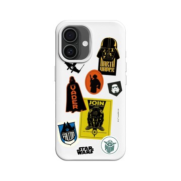iPhone 16 SolidX 白 - 迪士尼-星際大戰 Star Wars - 星球大戰-貼紙系列