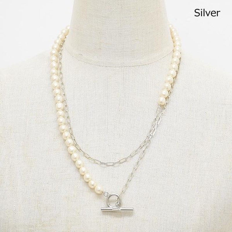 【Seads Mara】Mantel chain pearl Necklace