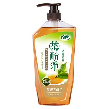 OP 茶酚淨 可洗蔬果洗潔精/洗碗精-清雅茶香1000g 【居家生活便利購】