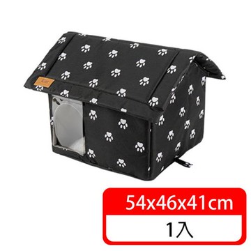 (毛寶當家) 牛津防潑水窩  封閉式寵物窩 牛津布寵物窩 防潑水戶外寵物窩 防潑水 防風 寵物床 戶外寵物小屋 流浪貓窩 封閉式寵物窩