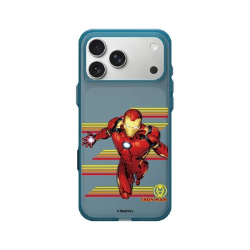 iPhone 17 Pro Max Clear (相機按鈕) 夜幕藍 - 迪士尼-漫威 Marvel - 鋼鐵人-準備出擊