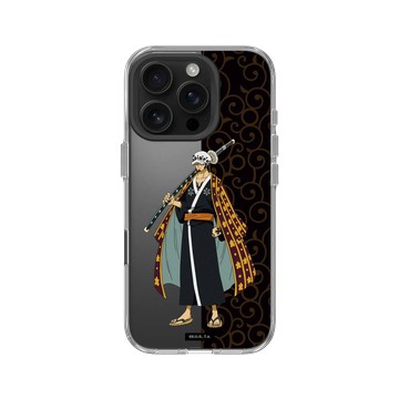 iPhone 16 Pro Clear Case（相機按鈕） 透明 - 航海王 One Piece - 和之國系列-武士羅