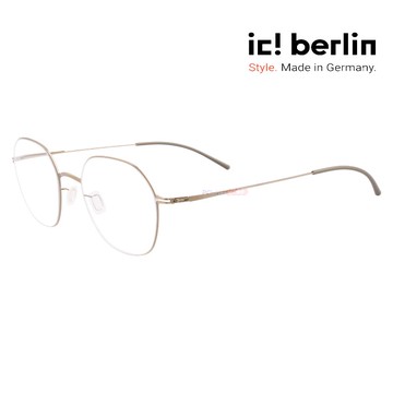 【ic! berlin】Vin Shiny Bronze 德國薄鋼眼鏡 公司貨