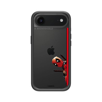 iPhone Air Mod NX -邊框背蓋組合 (相機按鈕) 黑 - 迪士尼-漫威 Marvel - 死侍-Hey!