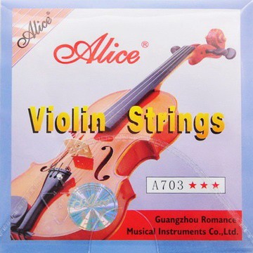 ALICE 【美佳音樂】 A703小提琴琴弦組-鋼絲型