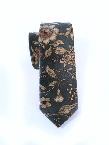 典雅風花卉 領帶 Neckties