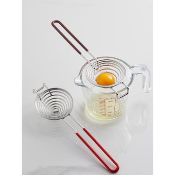 米立風物蛋清蛋黃分離器304不銹鋼分蛋器嬰兒雞蛋過濾網烘焙工具