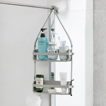 免運 開立發票 收納櫃 收納置物架 壁掛收納架 浴室置物架免打孔壁掛衛生間收納架雙層掛籃筐掛架