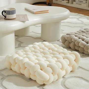 手工編織麻花椅子坐墊屁墊地上蒲團懶人榻榻米沙發抱枕靠枕可拆洗