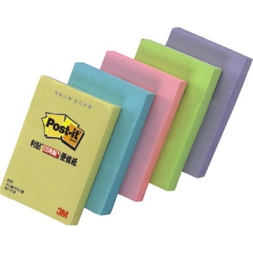 3M 可再貼 656便條紙(多色)綠