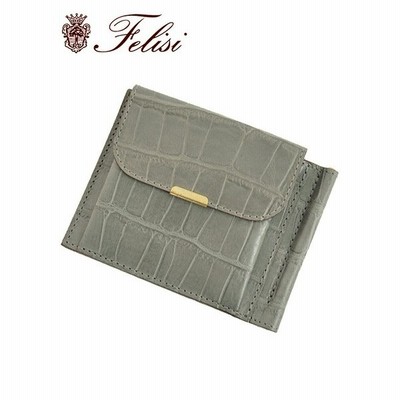 特別価格 クロコ型押し革 スリム マネークリップ レザーウォレット メンズ Felisi フェリージ 財布 クロコ型押しレザー マネークリップ メンズ フェリージ 2つ折り Men S 国内正規品 プレゼント マンゴーオレンジ 財布 財布 Tntsportsplex Com