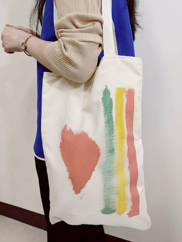 愛心公益客製品 - Heart 輕巧購物袋