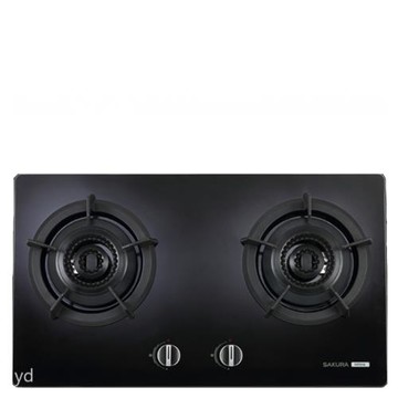 (全省安裝)(送5%購物金)櫻花雙口檯面爐黑色(與G-2721GB同款)瓦斯爐天然氣G-2721GBN