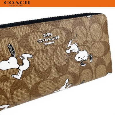 COACH X PEANUTS コーチ x スヌーピー コラボ 財布 長財布 