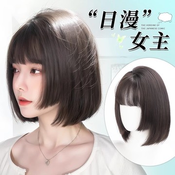 【KEKE】公主切假髮 全頭套女 短髮 仿真髮 自然蓬鬆 減齡 氛圍 甜酷公主切假髮 假髮頭套 整頂假髮