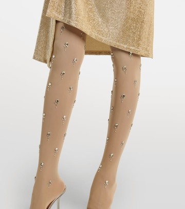 Rabanne Embellished tights