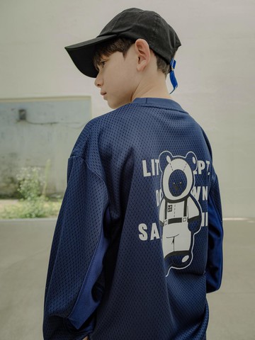 Double Mesh Runner T-Shirt Blue