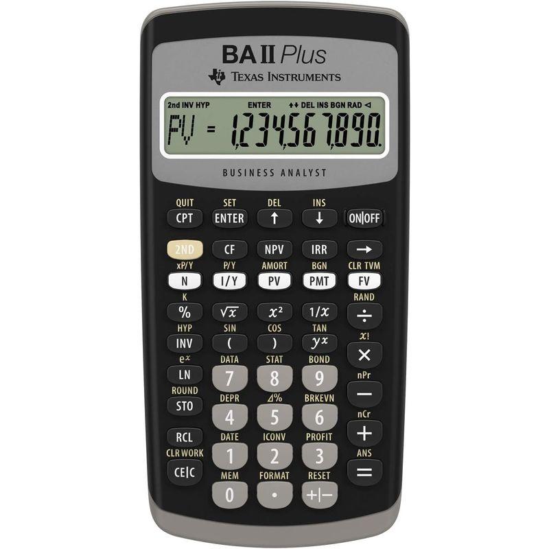 Texas Instruments BA II Plus Financial Calculator 輸入品