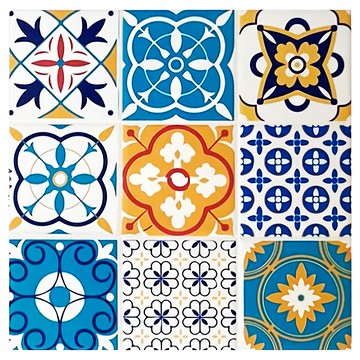 minono 米諾諾 花磚隔熱墊 方 20 x 20 x 0.8cm  顏色隨機 米諾諾花磚  1個