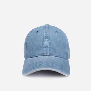 CONVERSE DAY ONE STAR CAP DENIM BLUE 棒球帽 牛仔藍-TWUA5757-DA2