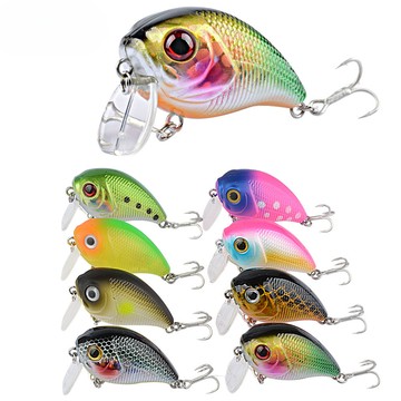 【TTFF】路亞餌新款浮水假餌小胖子搖滾4.4cm/6.0G噪音硬餌翹嘴海釣漁具廠現貨批發