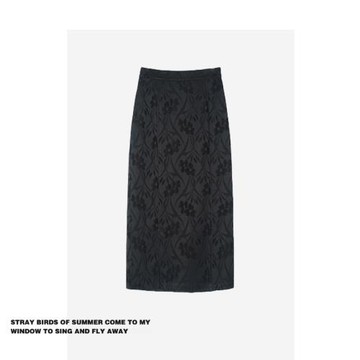 品牌特價新中式國風提花半身裙女長款顯瘦百搭一步裙2025新款女裝