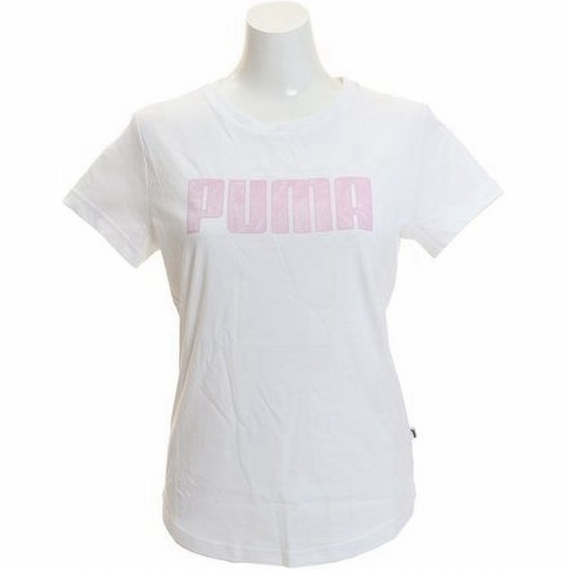 プーマ Puma Tシャツ 半袖 02 Wht オンライン価格 レディース 通販 Lineポイント最大0 5 Get Lineショッピング