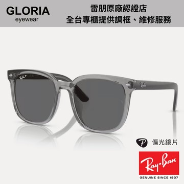 Ray Ban｜RB4401D-659981 方形膠框偏光太陽眼鏡【葛洛麗雅眼鏡】