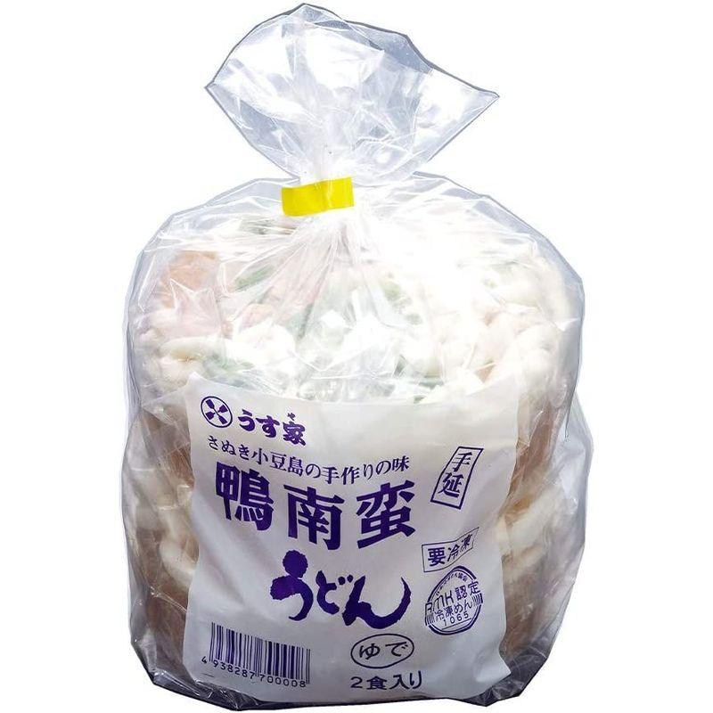 冷凍うす家 讃岐小豆島鴨南蛮手延うどん 500g×2食×10入