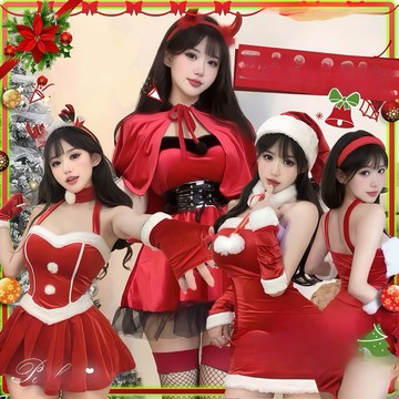 依美絲♦EMS【聖誕派對組合】50款聖誕節服裝聖誕裝聖誕服斗篷披風造型 聖誕節 聖誕禮物 聖誕髮箍 200