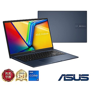 ASUS X1504VA 15.6吋筆電 (i7-1355U/8GB+8GB/1TB SSD/午夜藍/Vivobook 15)