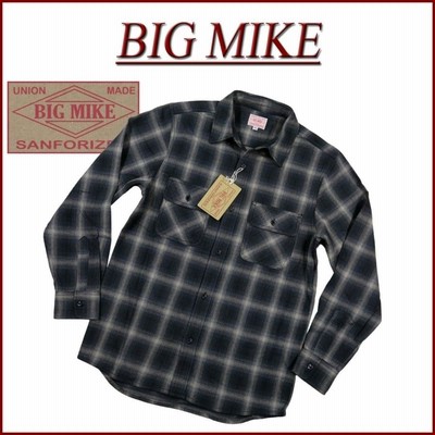 BIG MIKE ビッグマイク 復刻 長袖 オンブレチェック ヘビー BIG MIKE ビッグマイク 復刻 長袖 オンブレチェック ヘビー