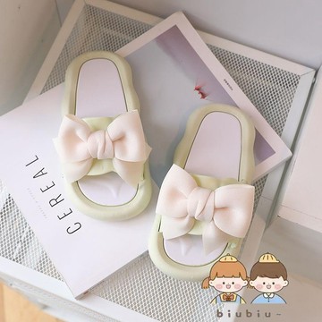 🎀biubiu童裝🎀兒童拖鞋夏季女童公主蝴蝶結中小童防滑軟底外穿時尚潮流小孩涼拖