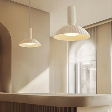 公司貨 附發票 免運 餐桌日式吊燈餐廳簡約吧臺現代法式奶油燈具臥室北歐飯廳藝術新款