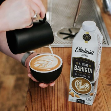 紐約 Elmhurst1925 咖啡大師杏仁奶 946mL 6入組 - 6入組