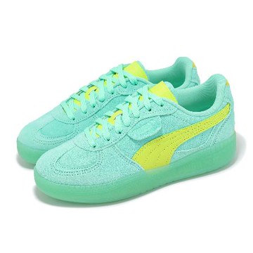 Puma 休閒鞋 Palermo Moda Xtra Wns 女鞋 藍 綠 麂皮 復古 厚底 德訓鞋 39853402